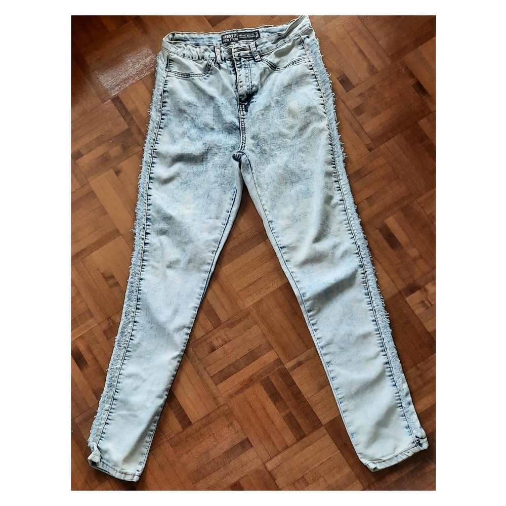 High waist skinny fit jeans